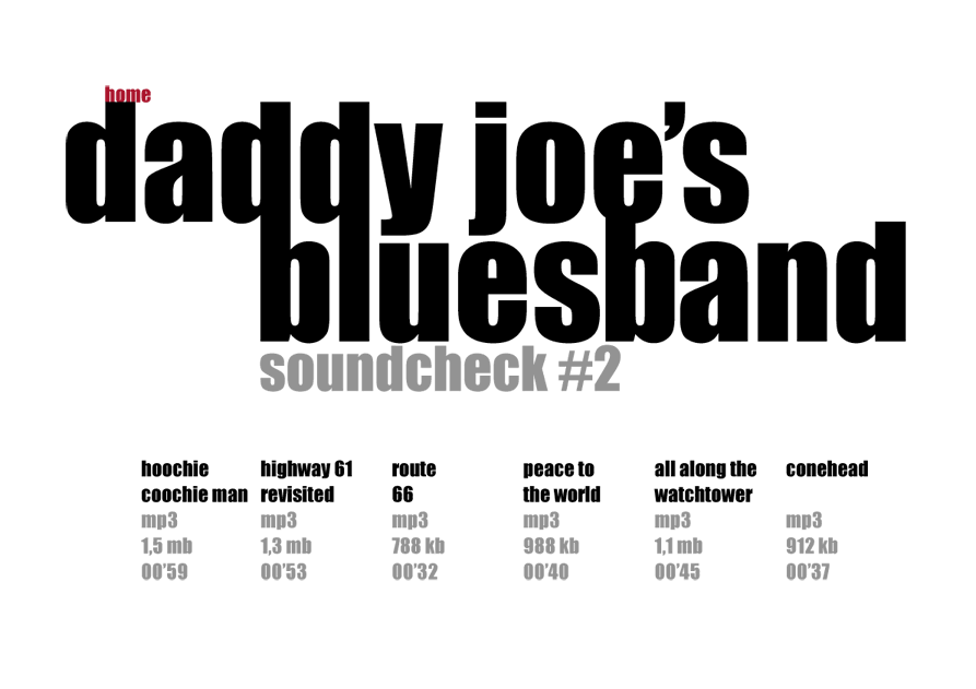 daddy joe’s bluesband | soundclips #2